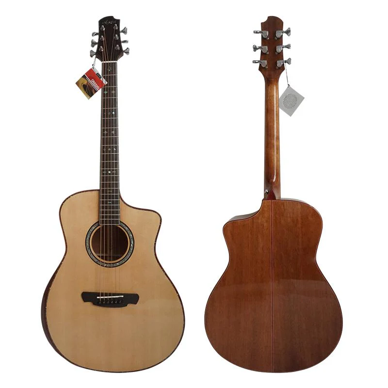 Aiersi Full Solid Acoustic Guitar Spruce Master – SG03SMCN-41 - Image 2