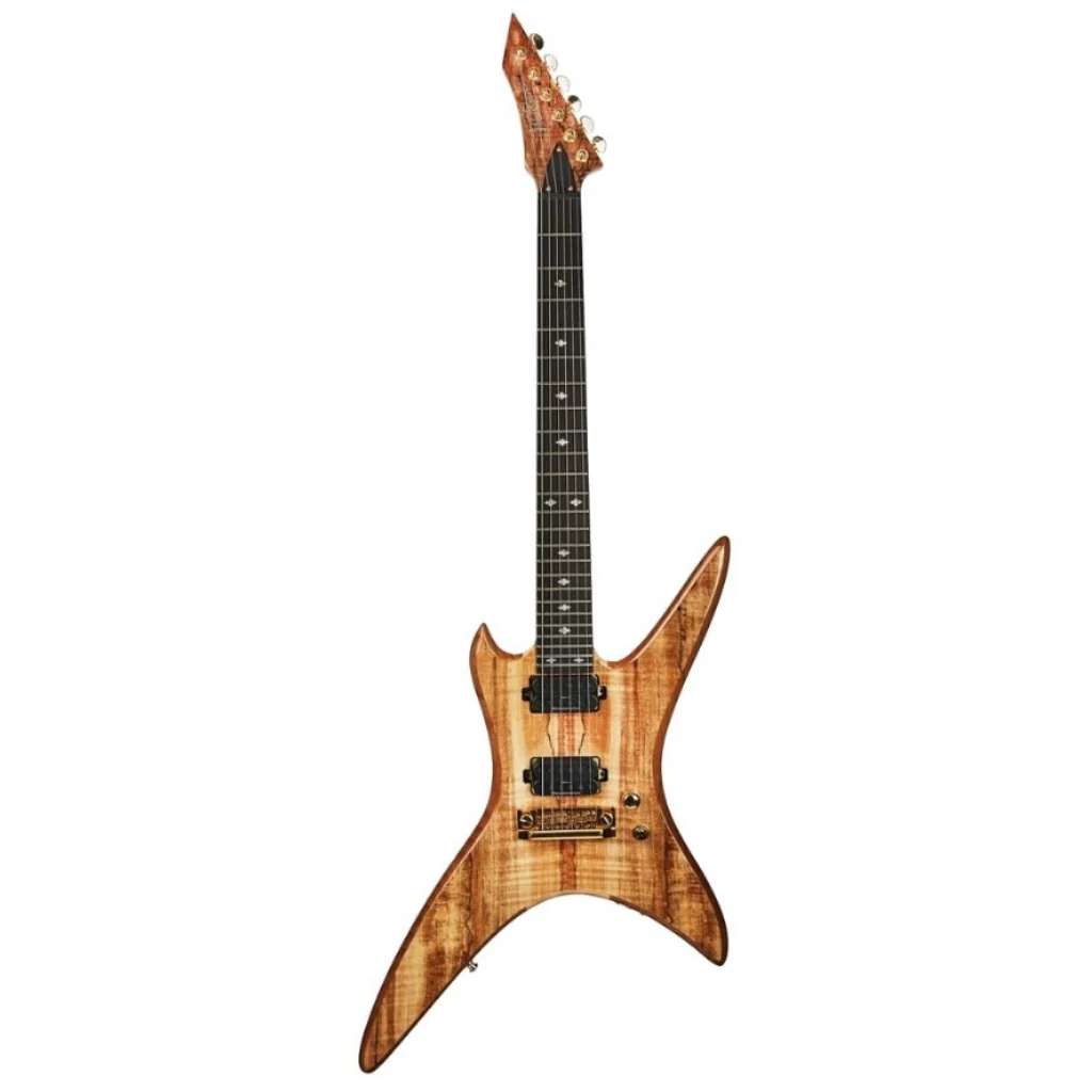 B.C. Rich Stealth Legacy Exotic Natural Transparent Finish Electric Guitar - Image 3