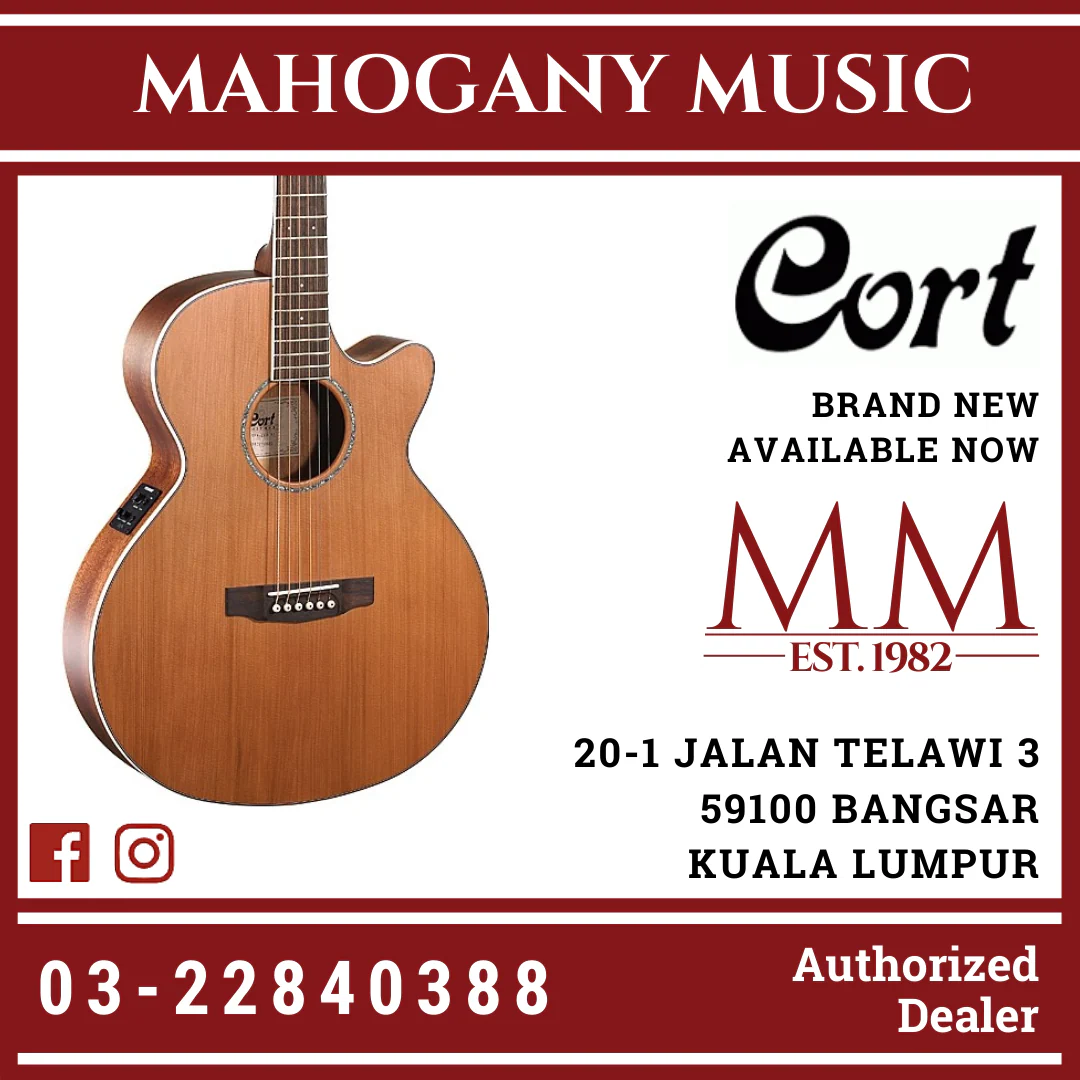 Cort SFX Cedar Aco Gtr W/EQ