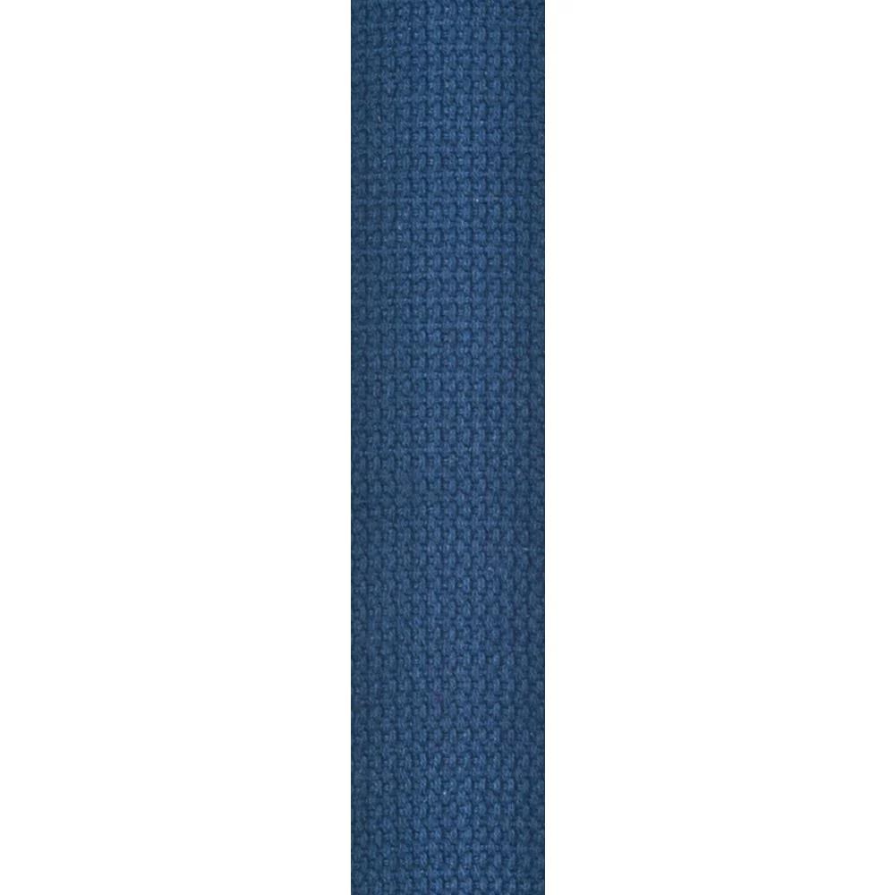 D’Addario 50CT03 Cotton Guitar Strap, Blue - Image 3