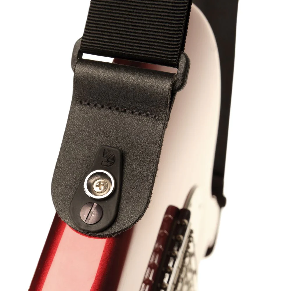 D'Addario 50F05-RL Pad Lock Guitar Strap, Black - Image 6