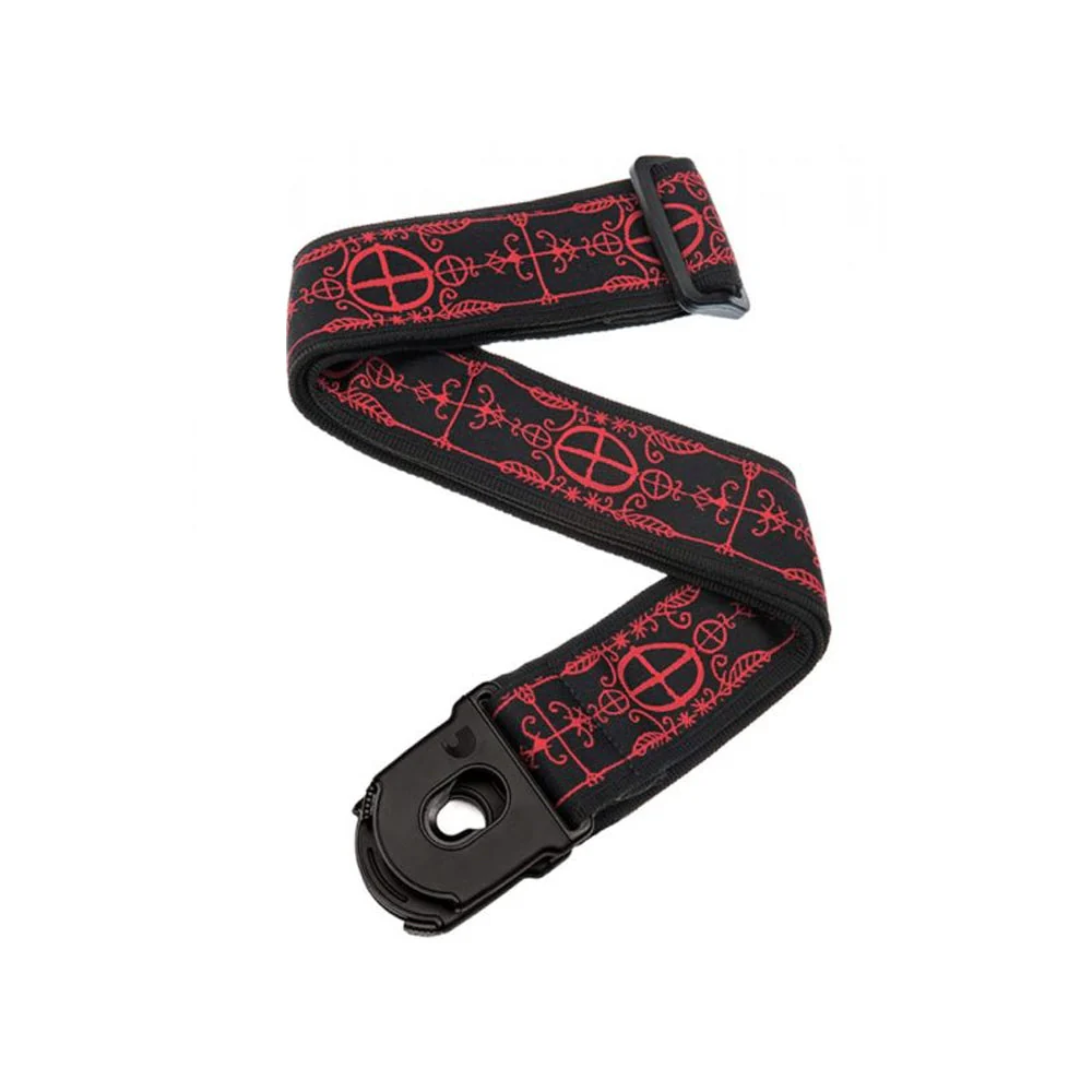 D’Addario 50PLA12 Planet Lock Guitar Strap, Voodoo - Image 2