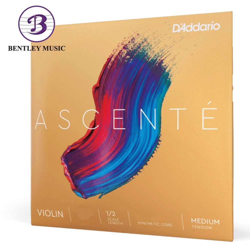 D’Addario A312 1/2M Ascente Violin Single A String, 1/2 Scale, Medium Tension - Image 3