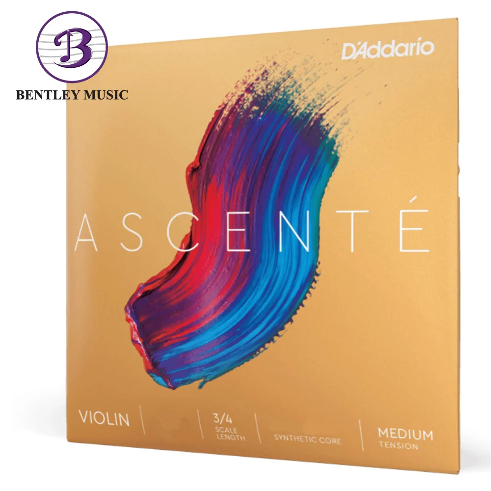 D'Addario A312 3/4M Ascente Violin Single A String, 3/4 Scale, Medium Tension - Image 3
