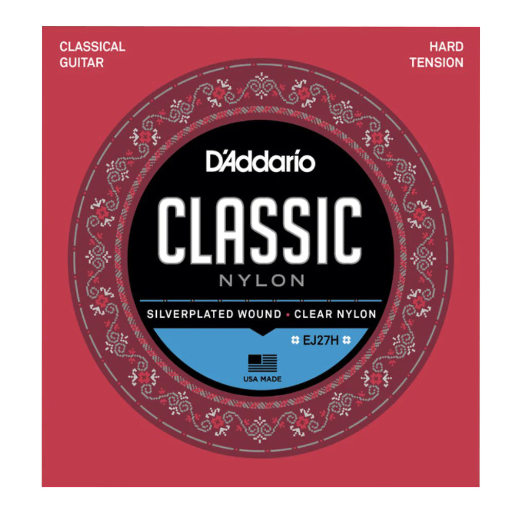D'Addario EJ27H Nylon Classical Guitar Strings, Hard Tension - Image 2