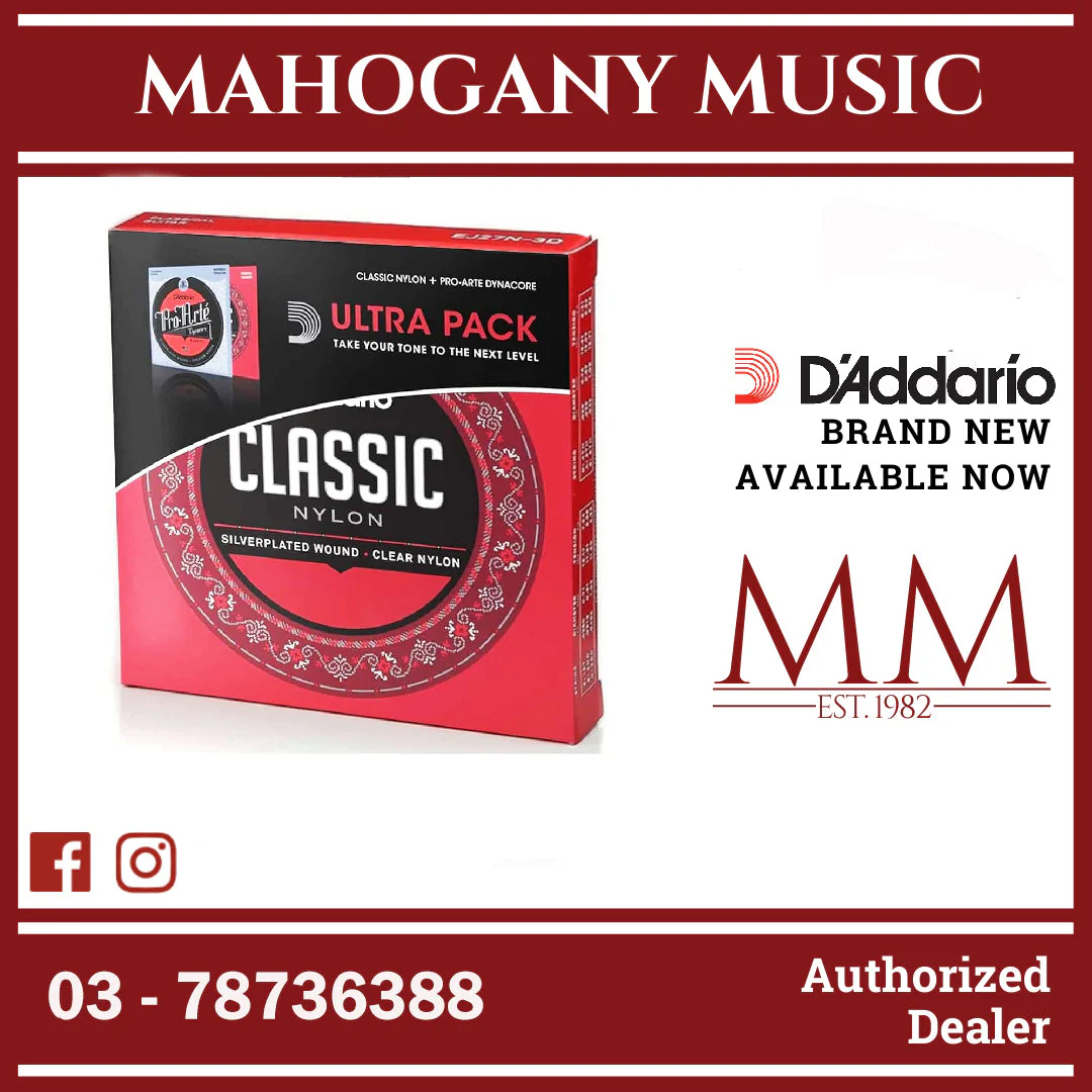 D'Addario EJ27N – EJ45TT Ultra Pack Student and Dynacore Bundle