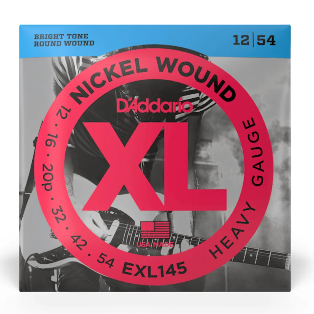 D’Addario EXL145 XL Nickel Wound Electric Guitar Strings, Heavy Plain 3rd, 12-54 Gauge - Image 4