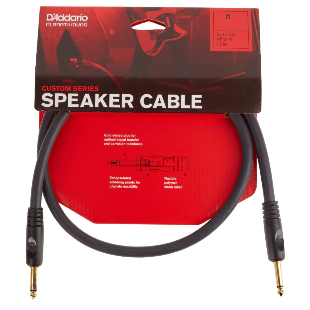 D'Addario PW-S-05 Custom Series Speaker Cable, 5 ft. - Image 4