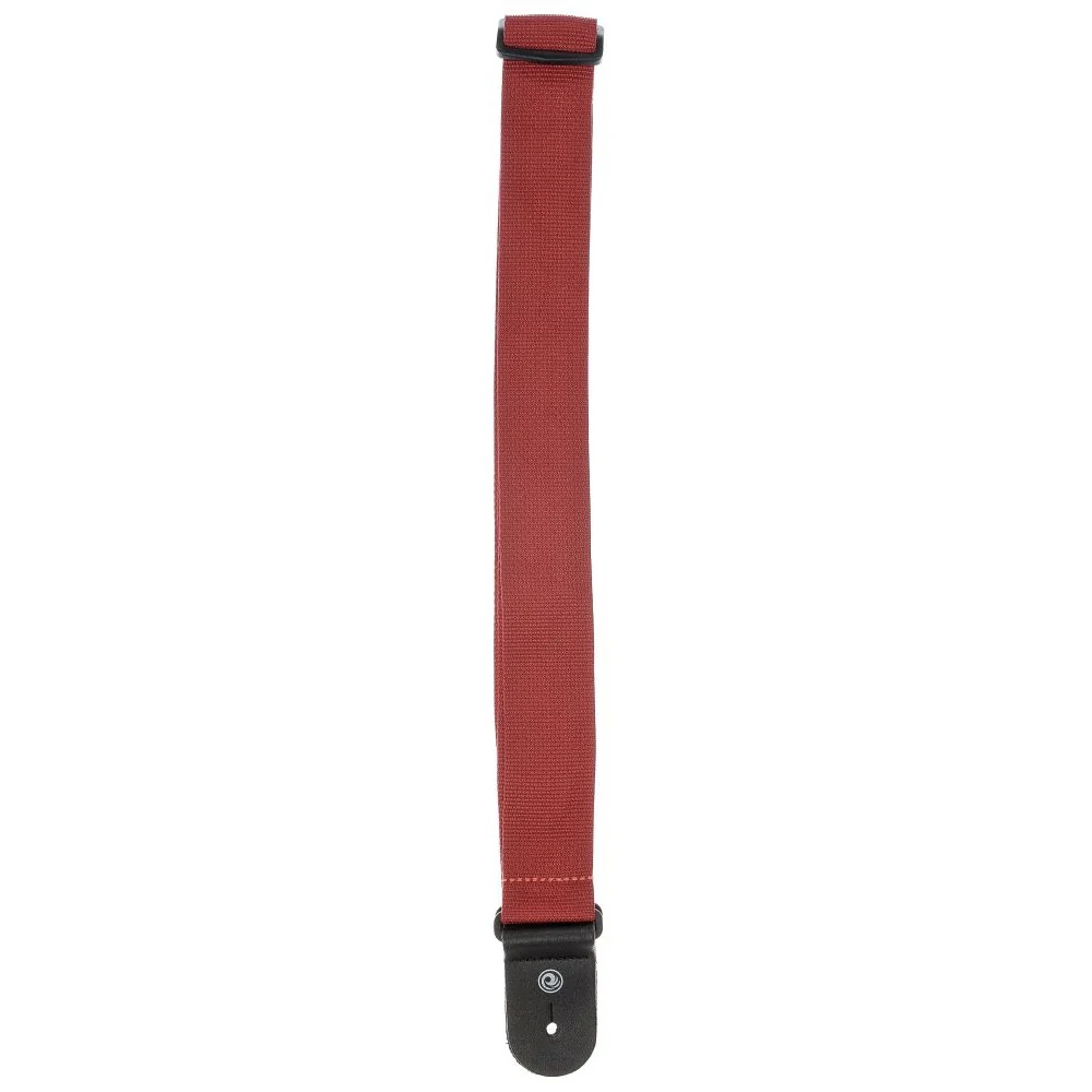 D'Addario PWS101 Polypropylene Guitar Strap, Red - Image 4