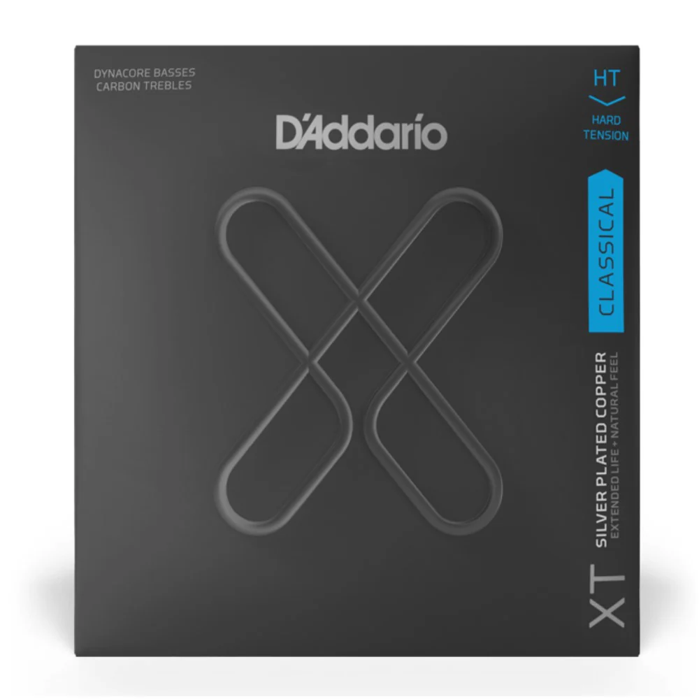 D'Addario XTC46FF Silver Plated Copper Coated Classical Guitar Strings, Hard Tension - Image 2