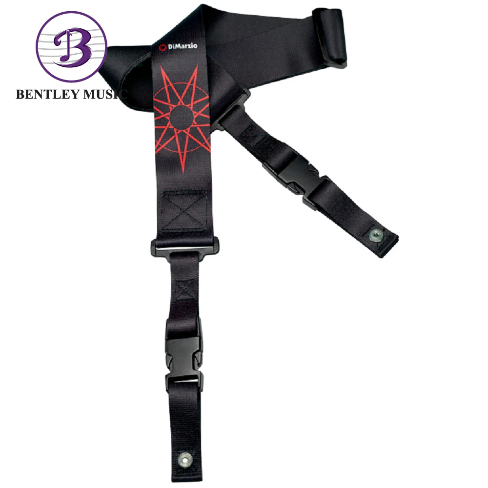 DiMarzio DD2248 Jim Root 4 Cliplock Strap, Black - Image 3