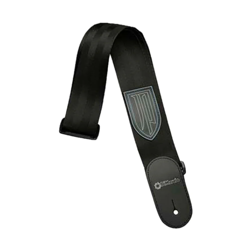 DiMarzio DD3100JPBKBL John Petrucci Strap, Blue Thread - Image 2