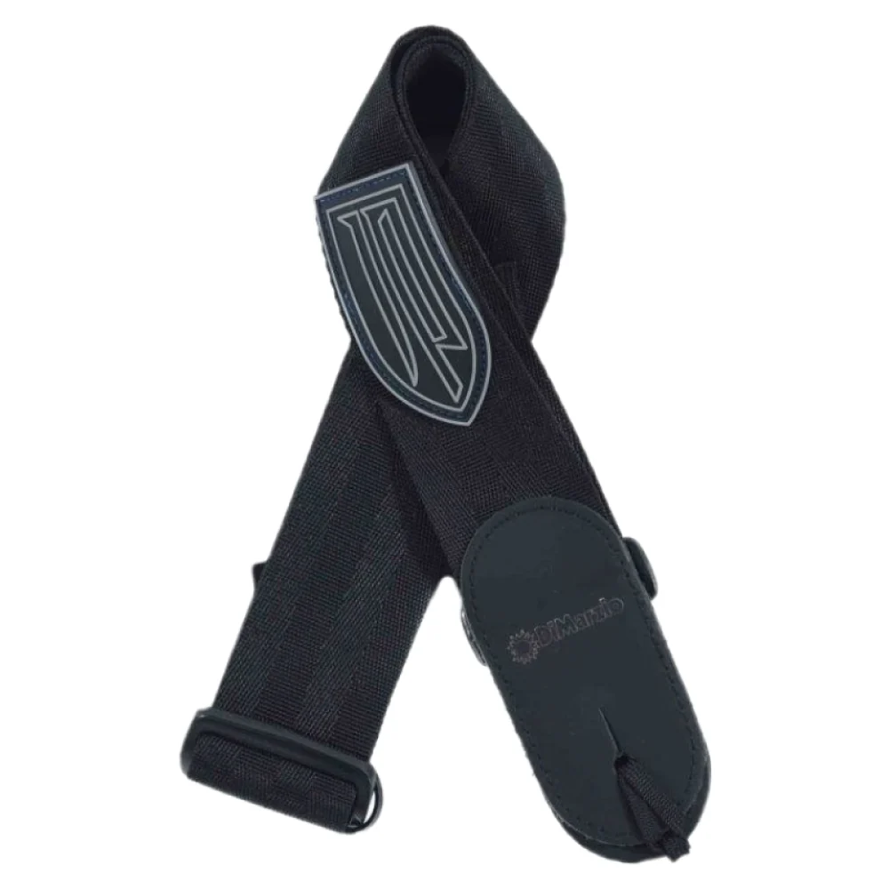 DiMarzio DD3100JPBKBL John Petrucci Strap, Blue Thread - Image 4