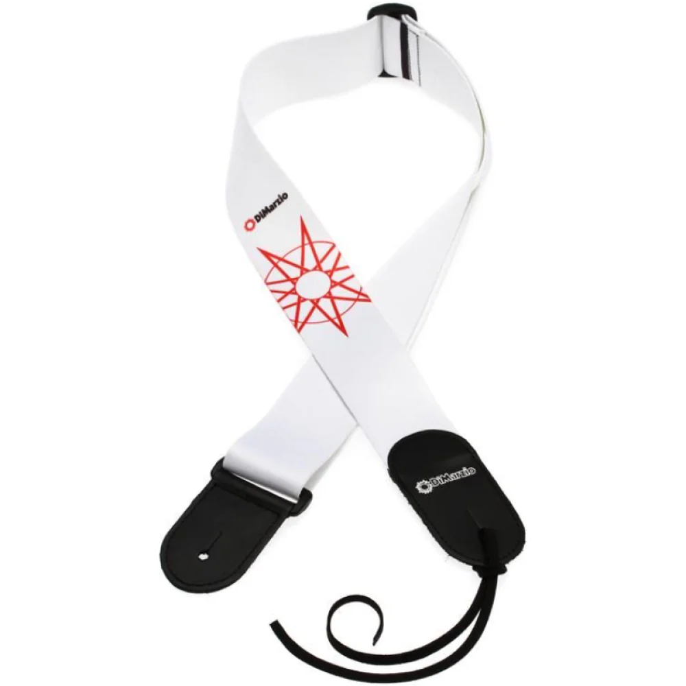 DiMarzio DD3149 Jim Root 4 Strap, White - Image 5