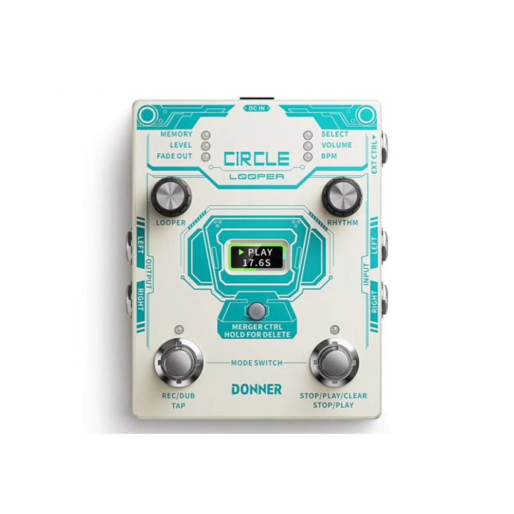 Donner EC1289 Circle Looper Guitar Effect Pedal - Image 2
