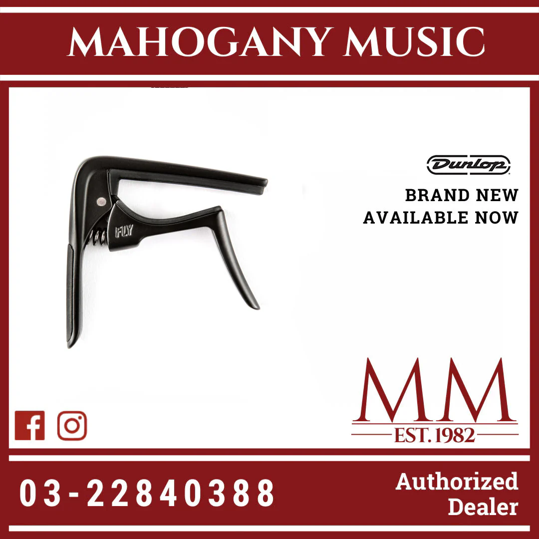 Dunlop 63CBK Trigger Fly Capo Curved, Black