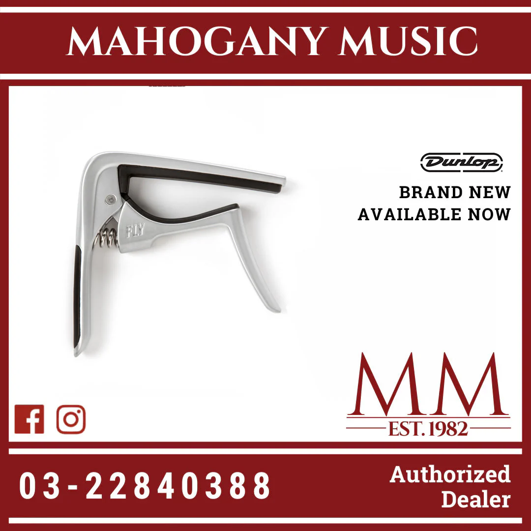 Dunlop 63CSC Trigger Fly Capo Curved, Satin Chrome