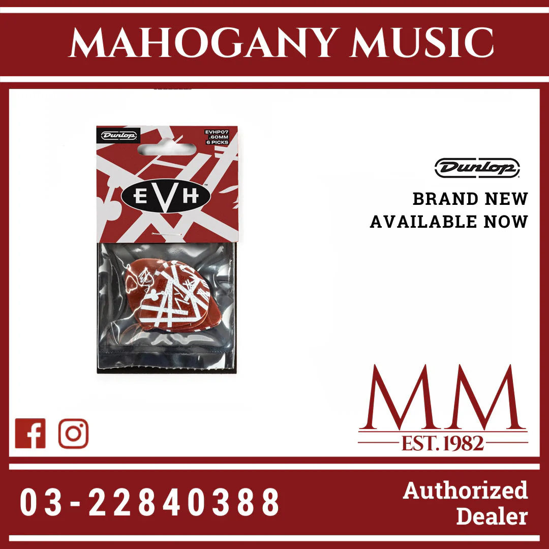Dunlop EVHP07 EVH Shark 6pcs/Pack Pick