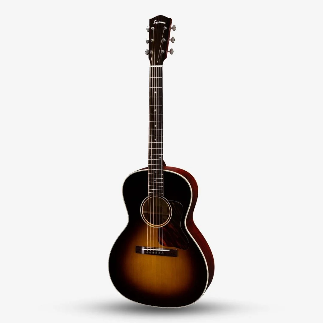Eastman E10OOSS-TC OO Slope Shoulder Solid Adirondack Spruce Top & Solid Mahogany Back & Sides - Sunburst / E10OOSS SB - Image 2