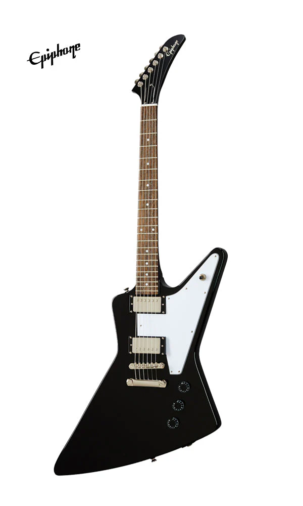 Epiphone Explorer "Inspired By Gibson" Electric Guitar - Ebony - Image 3