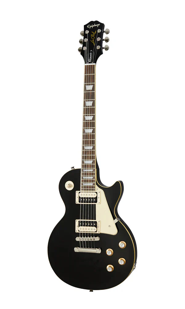 Epiphone Les Paul Classic Electric Guitar - Ebony - Image 2
