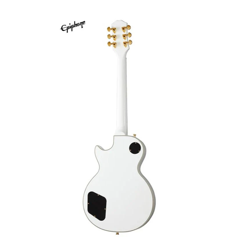 Epiphone Les Paul Custom Electric Guitar - Alpine White - Image 4