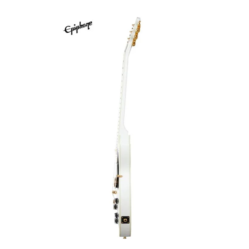 Epiphone Les Paul Custom Electric Guitar - Alpine White - Image 5