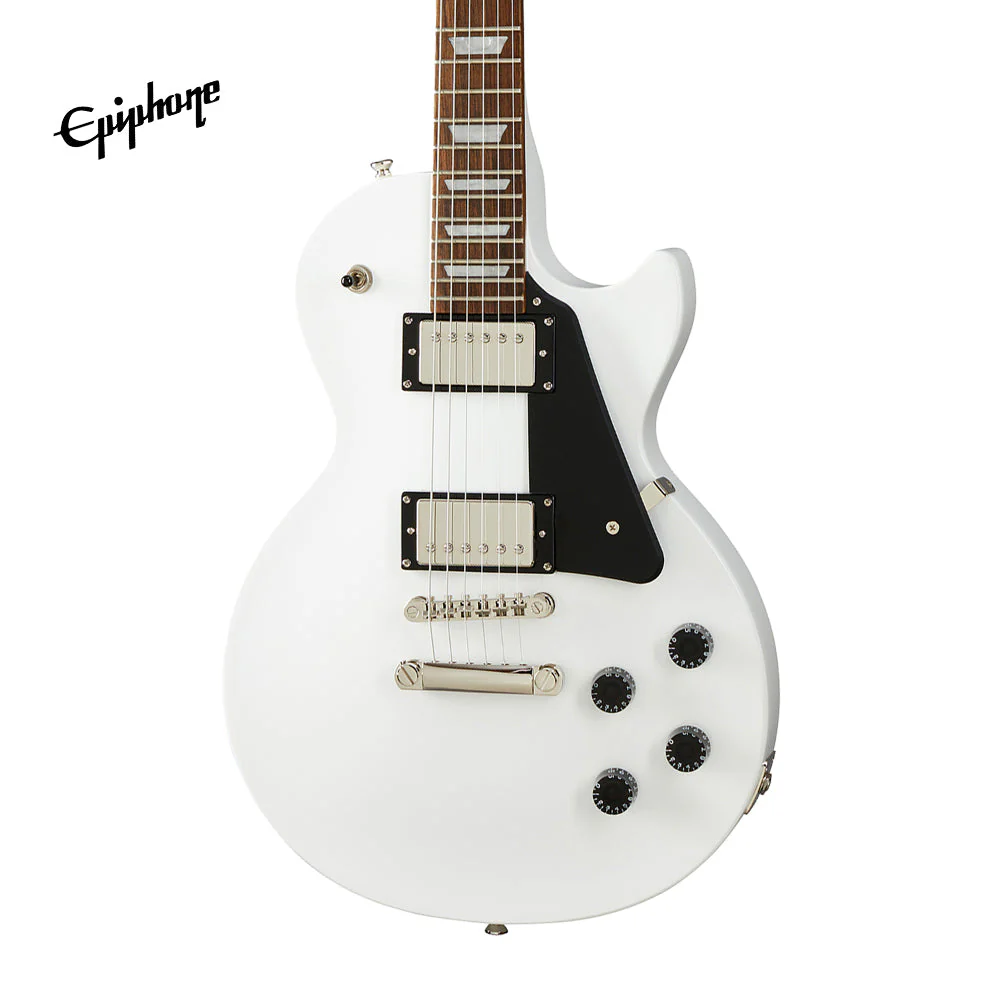 Epiphone Les Paul Studio Electric Guitar - Alpine White - Image 2