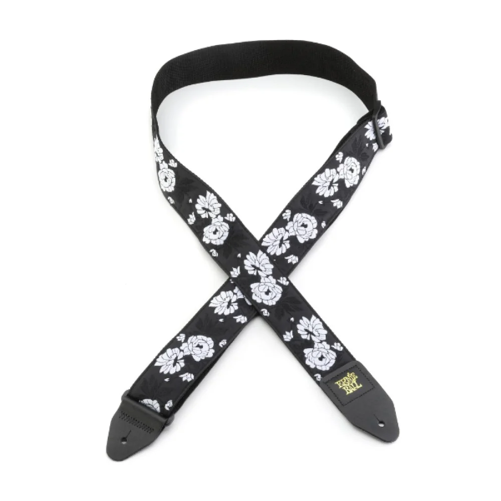 Ernie Ball 5357 Classic Jacquard Guitar Strap, Vanilla Rose - Image 2