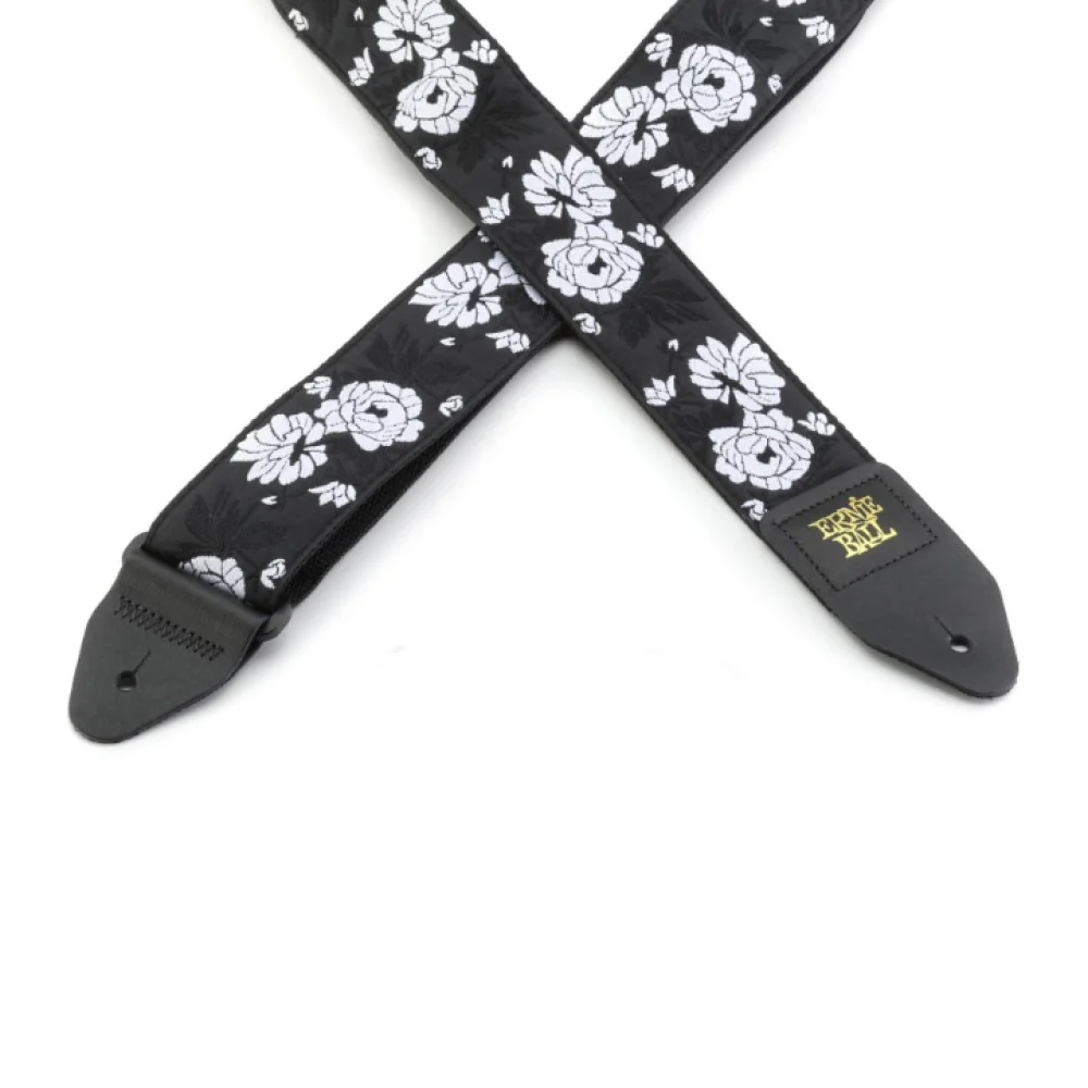 Ernie Ball 5357 Classic Jacquard Guitar Strap, Vanilla Rose - Image 3
