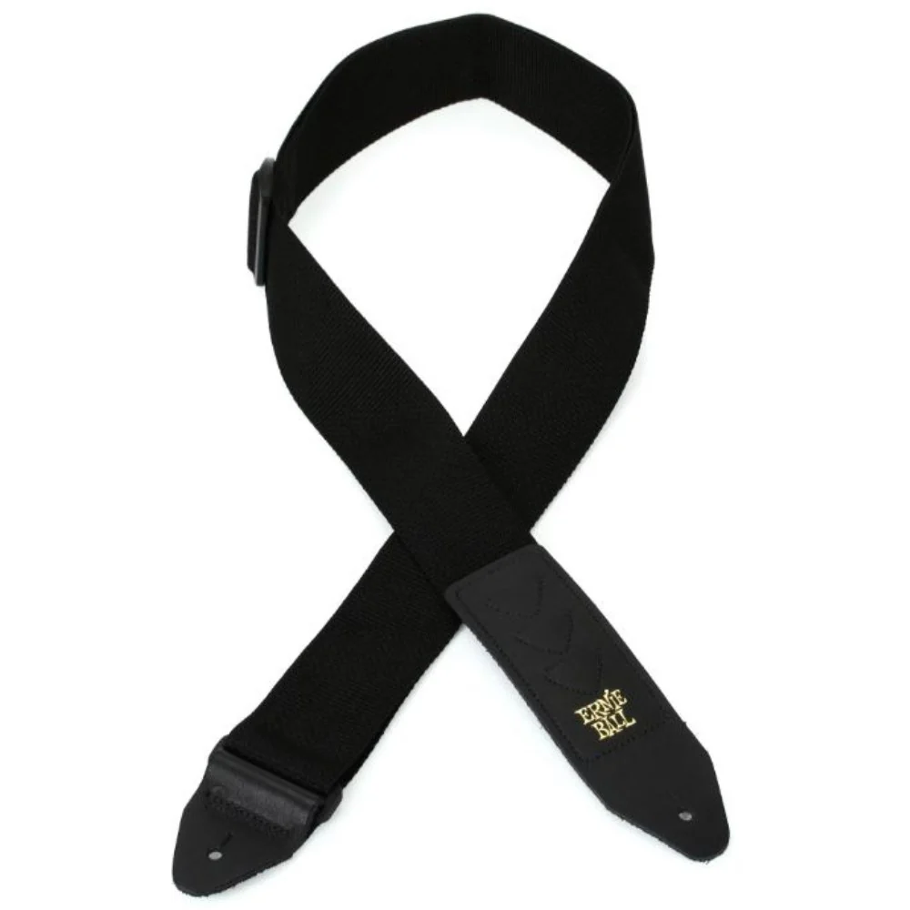 Ernie Ball P04039 Pickholder Polypro Guitar Strap, Black - Image 3