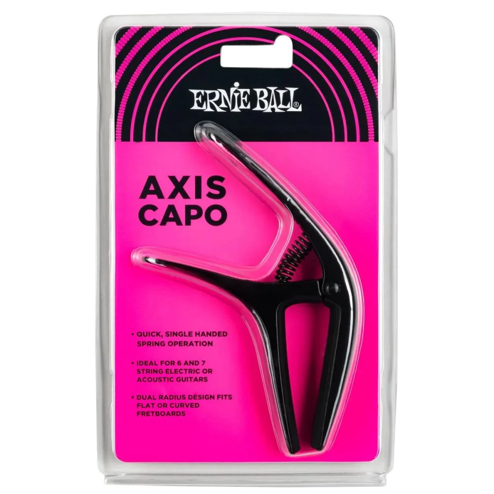 Ernie Ball P09600 Axis Capo, Black - Image 2