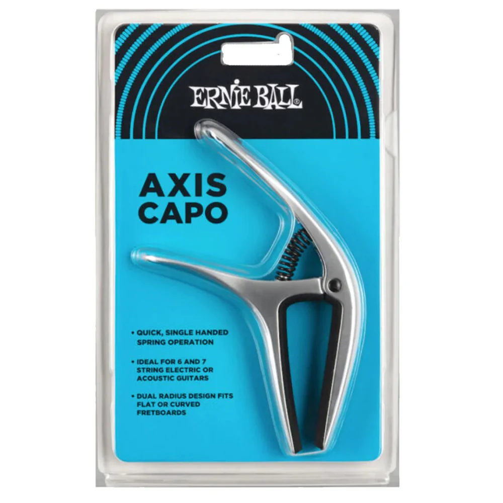 Ernie Ball P09601 Axis Capo, Silver - Image 2