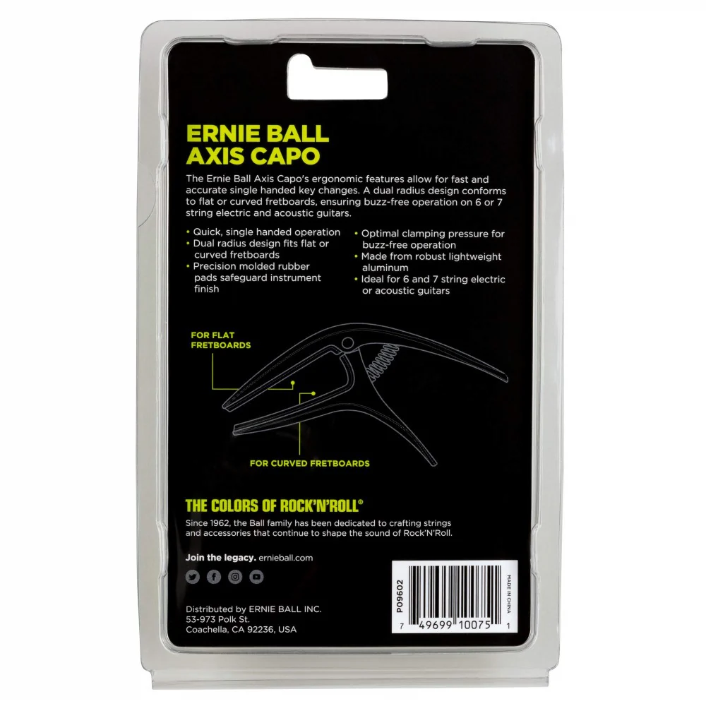 Ernie Ball P09602 Axis Capo, Bronze - Image 5