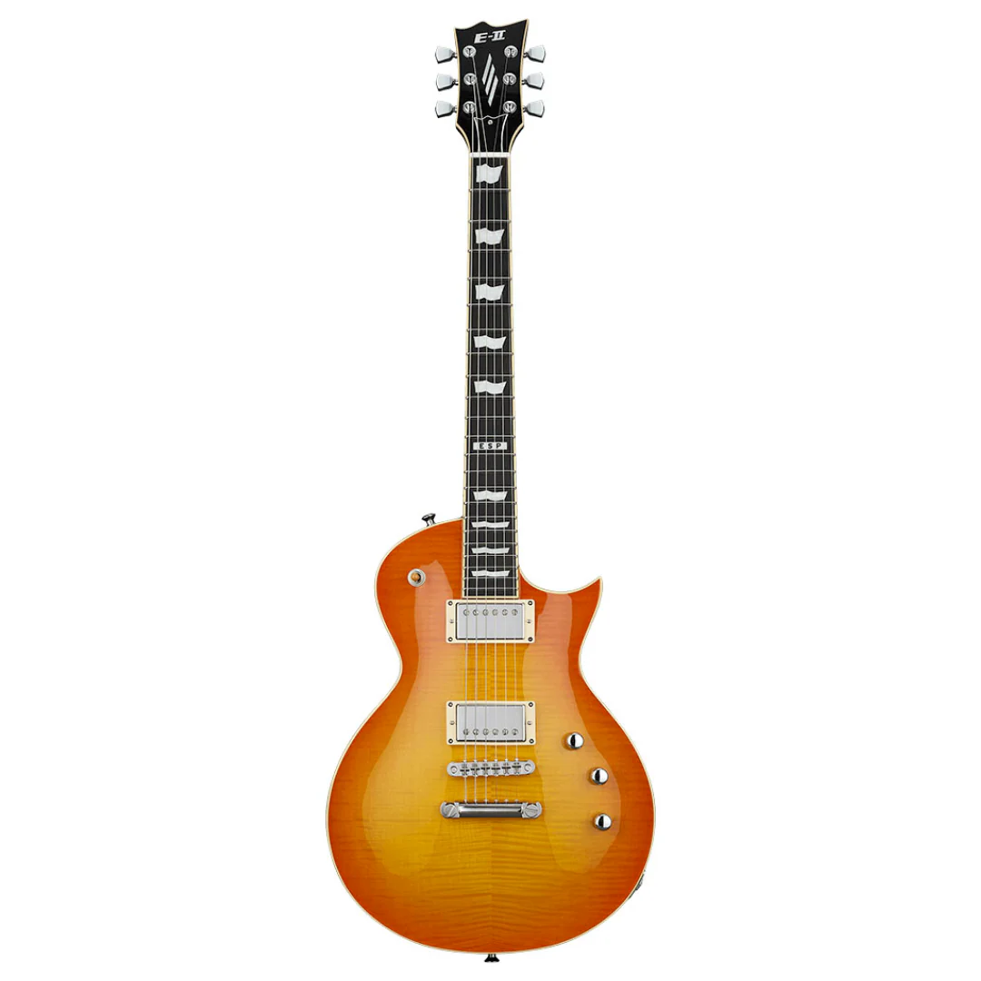 ESP E-II Eclipse Full Thickness with Hardshell Case - Vintage Honey Burst [Made in Japan] - Image 2