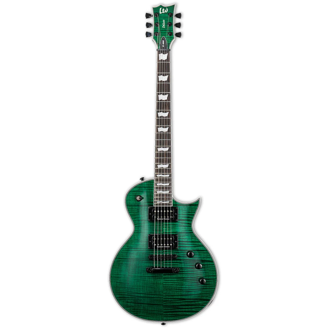 ESP LTD EC-1000 See Thru Green Electric Guitar - Image 2
