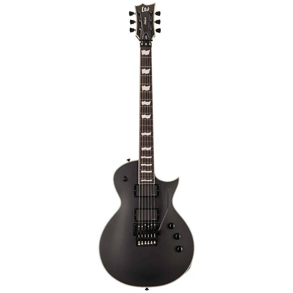 ESP LTD EC-1000FR Electric Guitar - Black Satin - Image 2