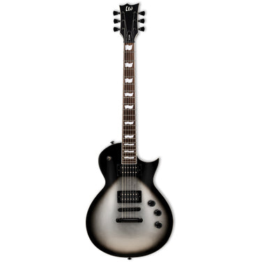 ESP LTD EC-256 Electric Guitar - Silver Sunburst Teardrop - Image 2