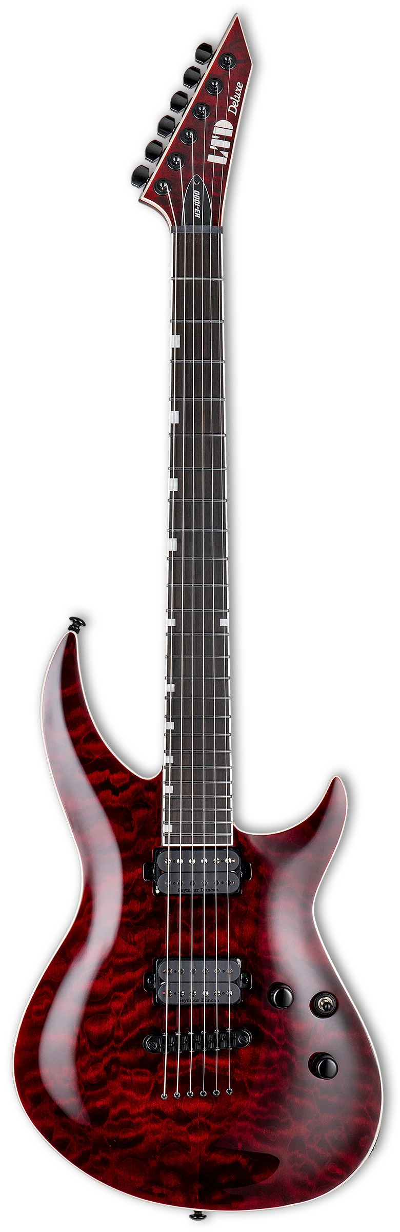 ESP LTD H3-1000 Electric Guitar - Black Cherry - Image 3