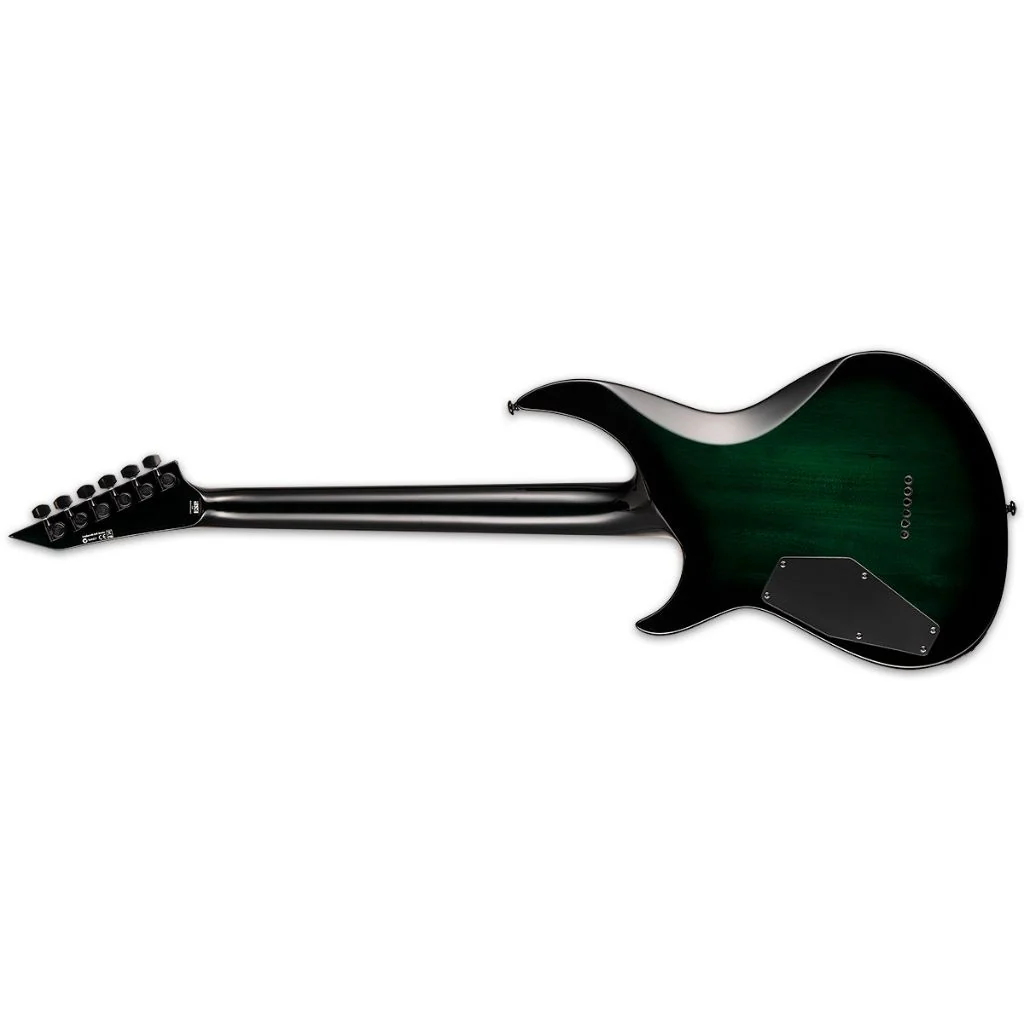 ESP LTD H3-1000 FM - Black Turquoise Burst - Image 3