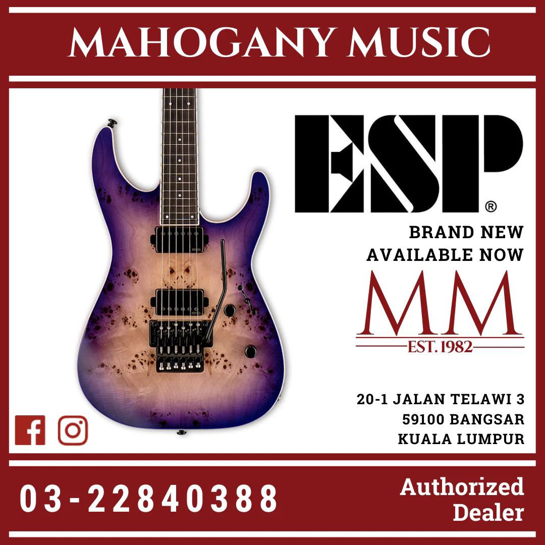 ESP LTD M-1000 - Purple Natural Burst
