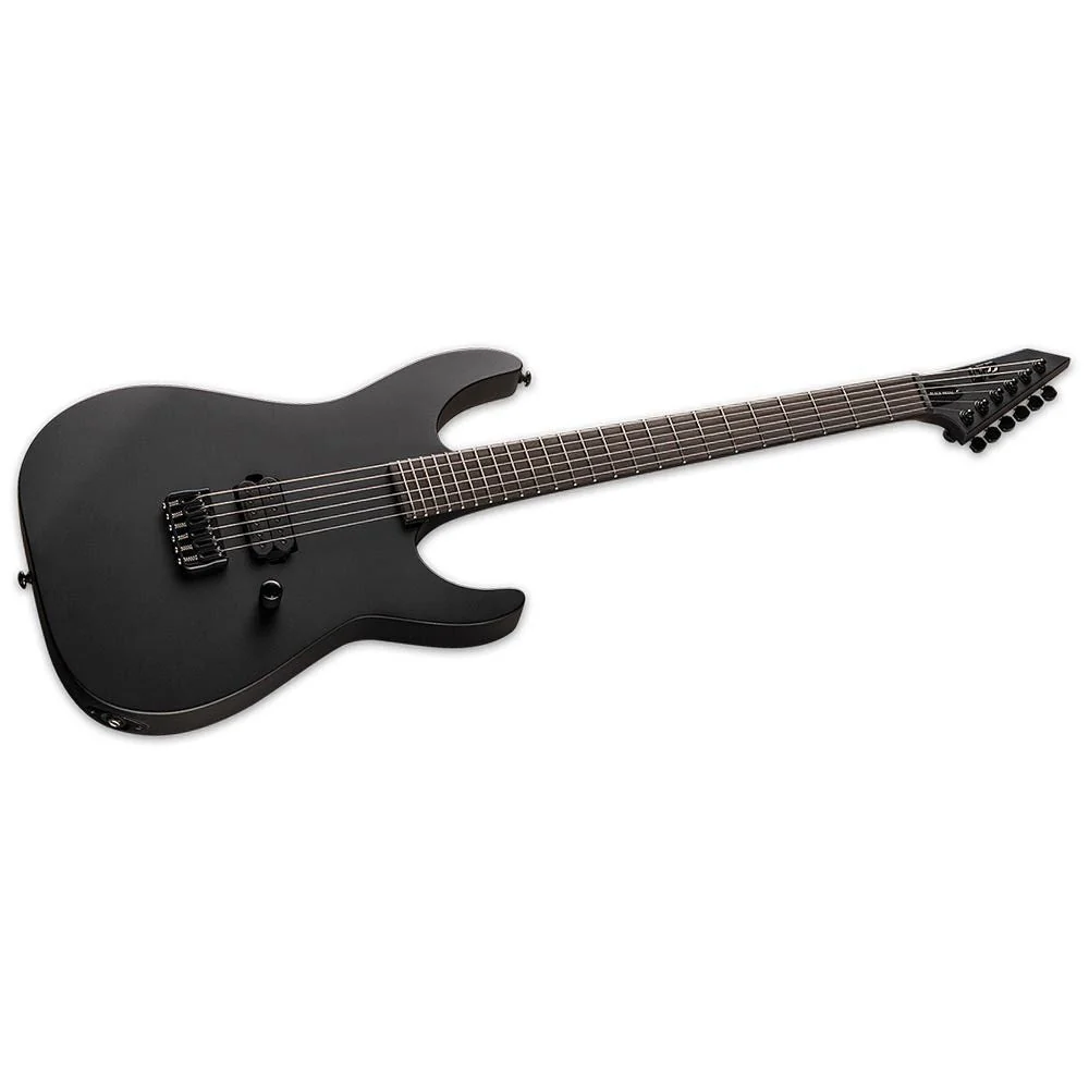 ESP LTD M-HT Black Metal - Black Satin - Image 3