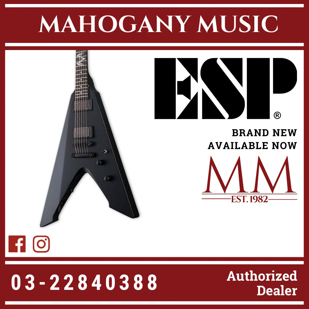 ESP LTD Vulture - Black Satin