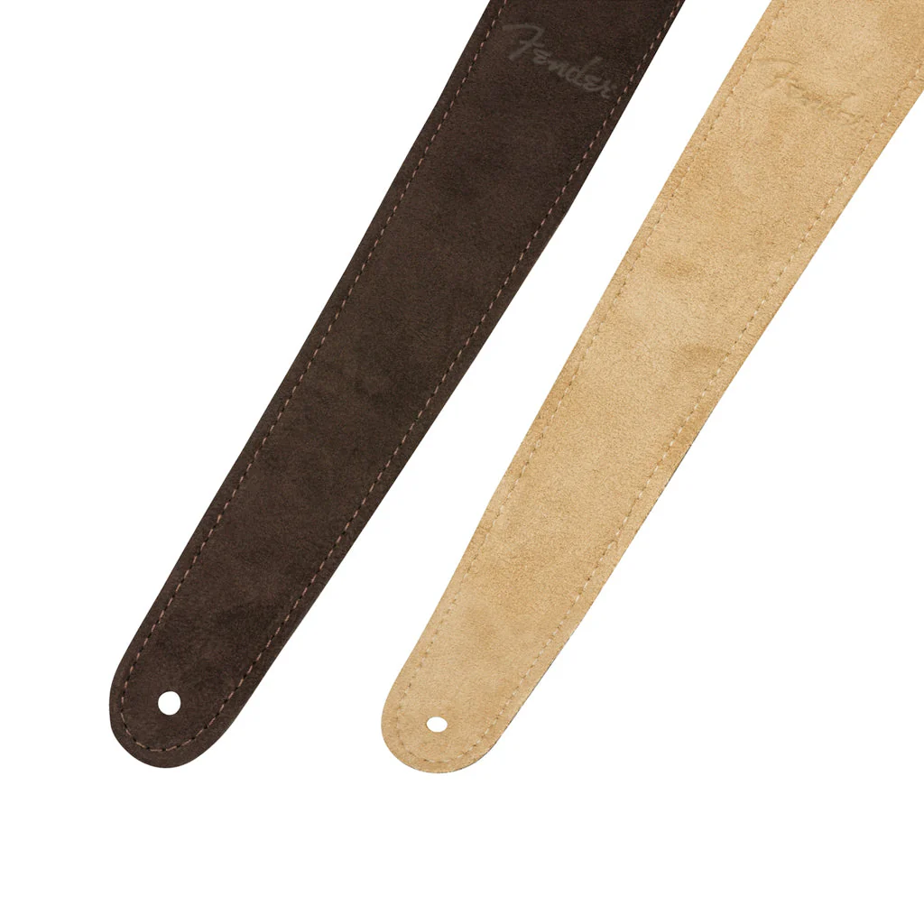 Fender 2inch Reversible Suede Guitar Strap, Brown/Tan - Image 3