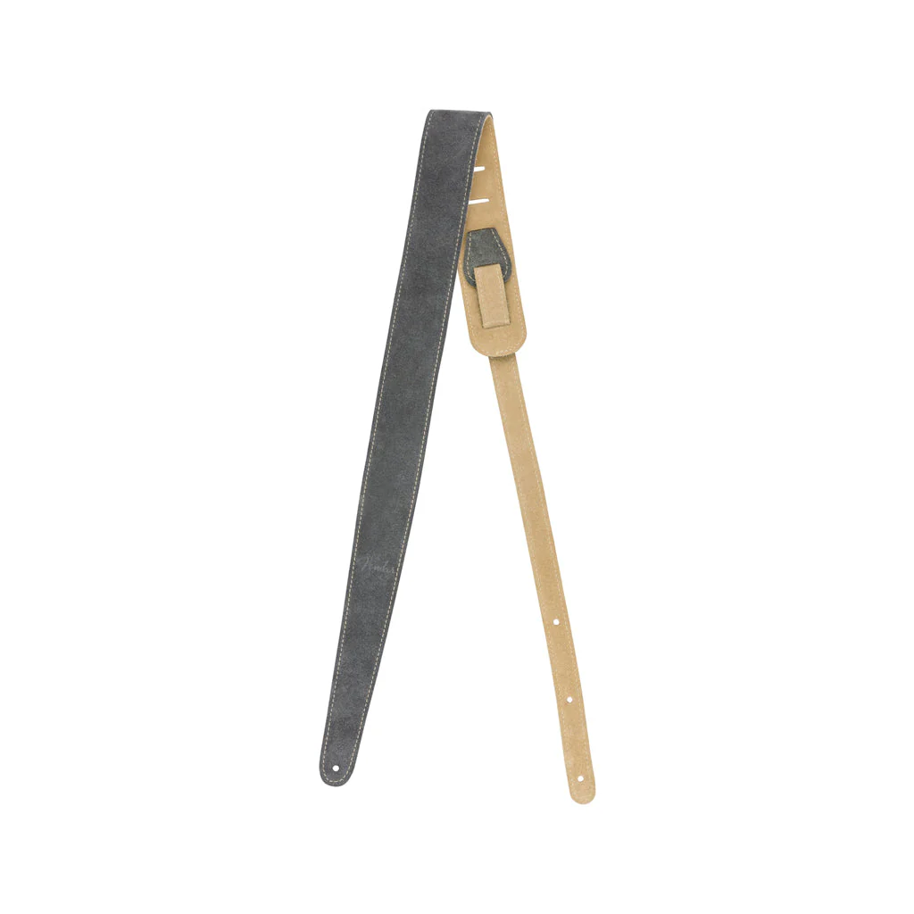Fender 2inch Reversible Suede Guitar Strap, Gray/Tan - Image 2