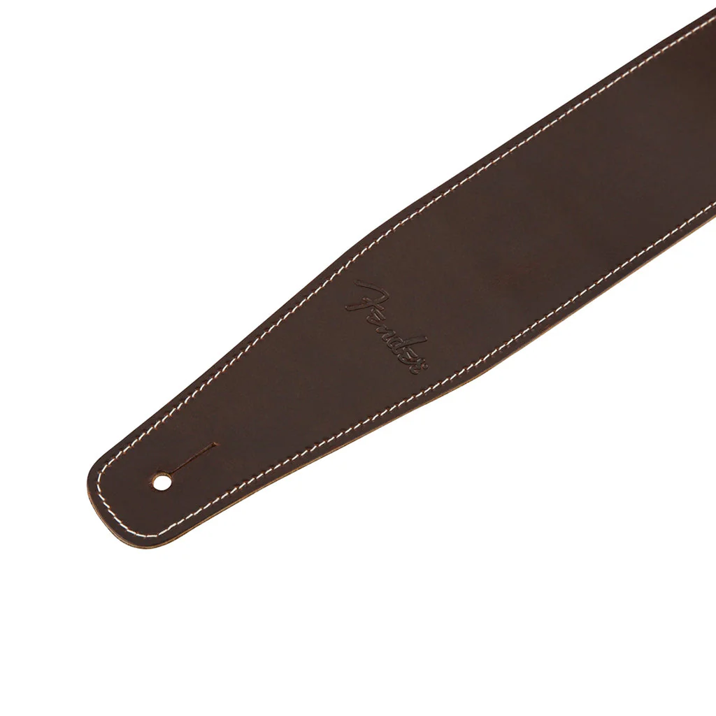 Fender Broken-in Leather Guitar Strap, Brown, 2.5inch - Image 3