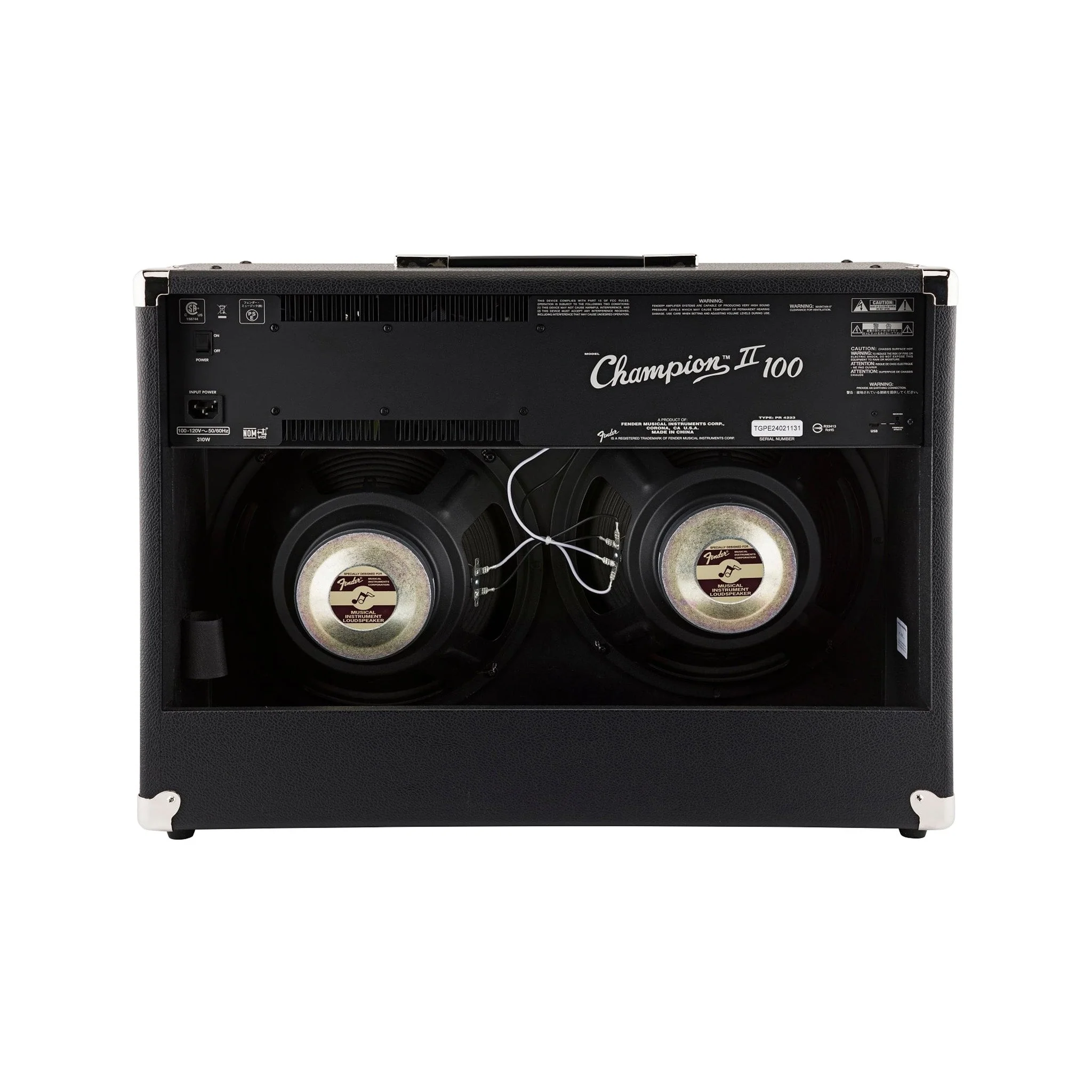 [PREORDER] 	Fender Champion II 100 Guitar Combo Amplifier, 230V UK - Image 2