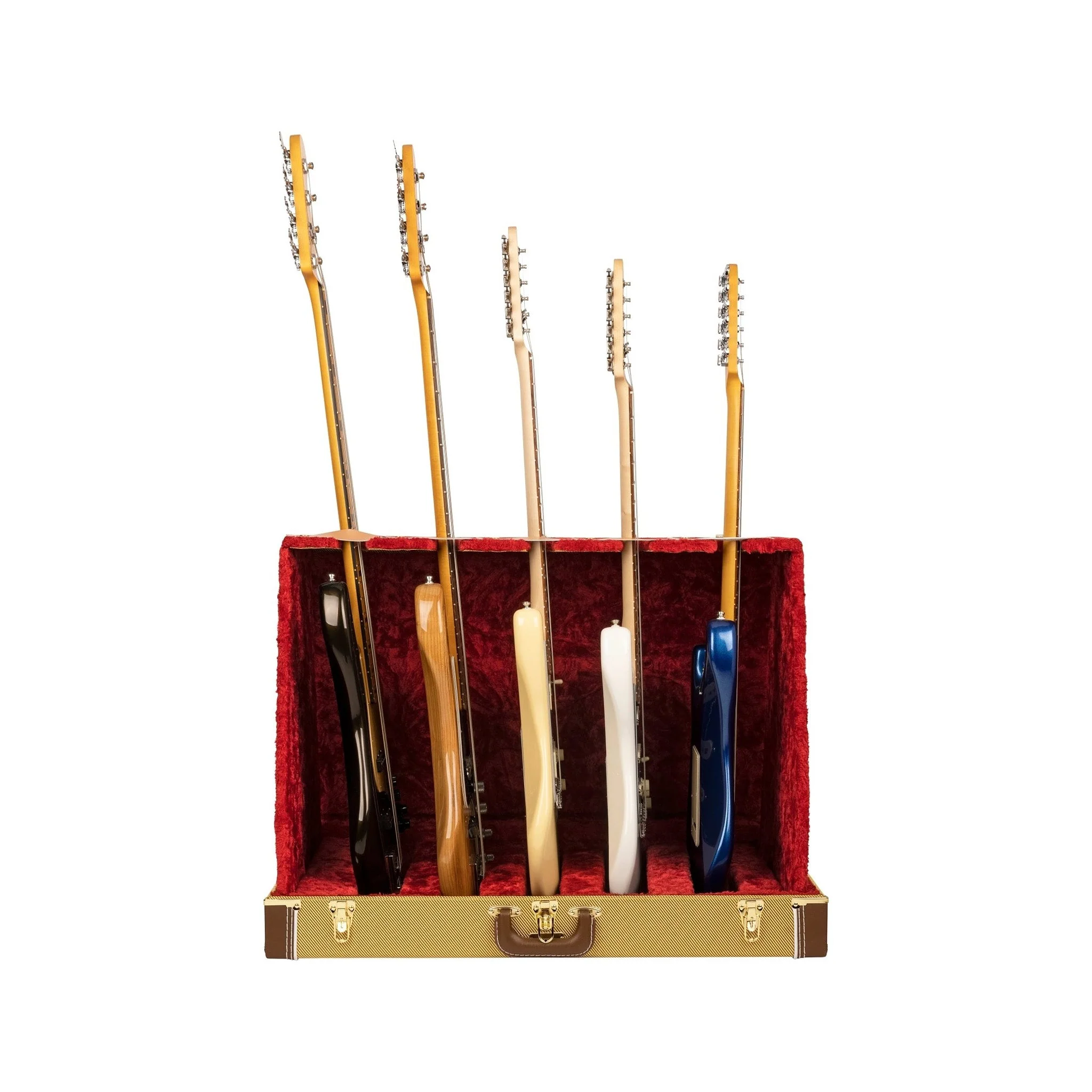 Fender Classic Series Case Stand for 5 Guitars, Tweed - Image 7