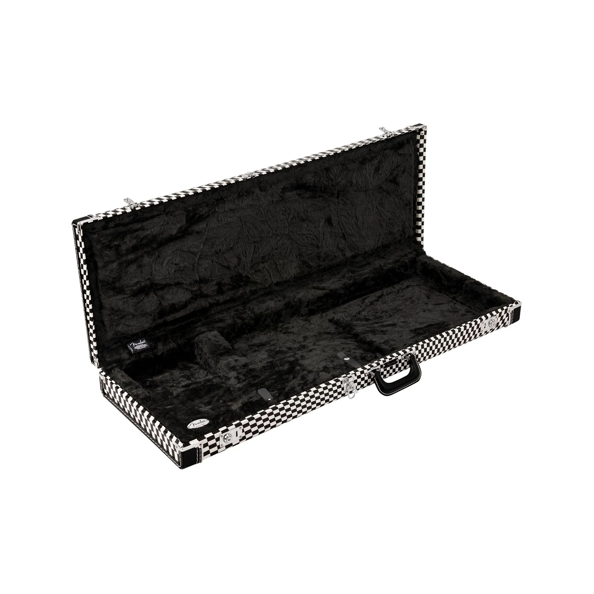 Fender Classic Series Strat/Tele Case, Wavy Checkerboard - Image 3