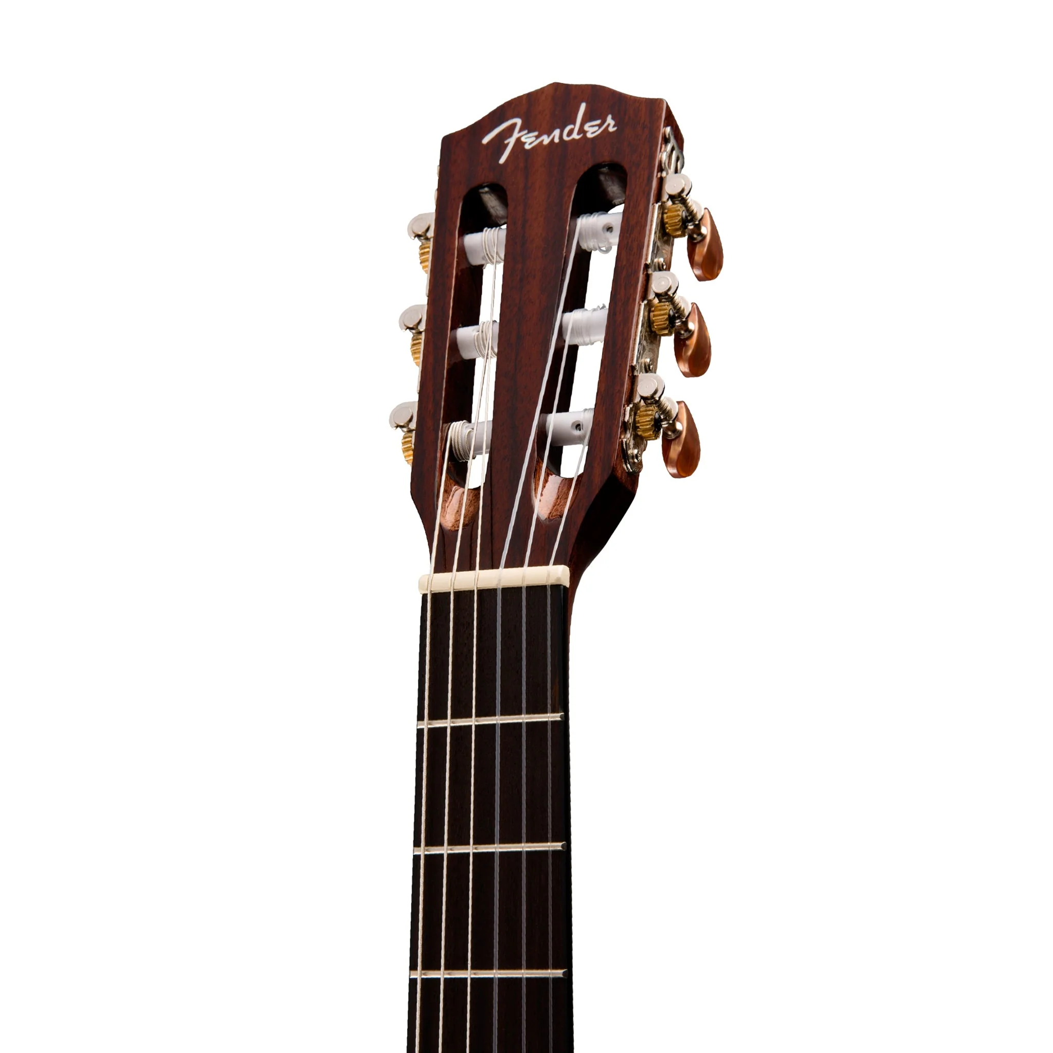 Fender CN-140SCE Nylon Classical Guitar w/Case, Walnut FB, Natural - Image 7